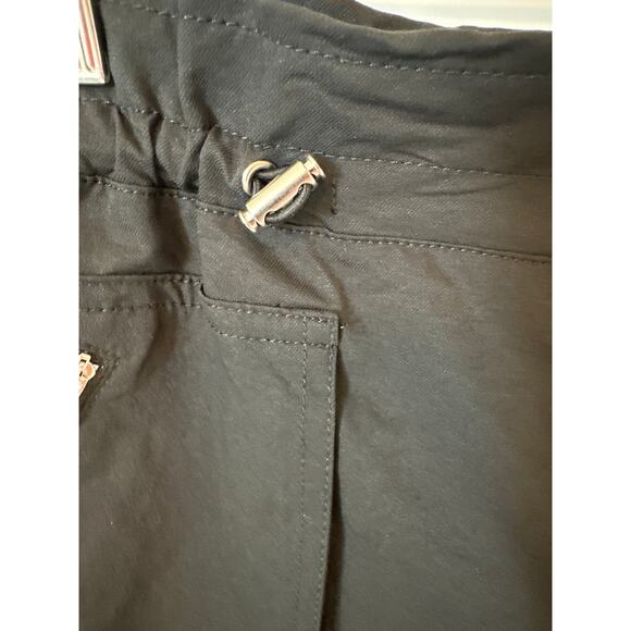 Calia Journey Collection High Rise Paperbag Shorts Black Relaxed Size M Casual - Picture 6 of 12